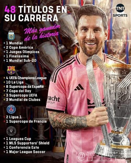 梅西斩获生涯第47冠,美职联首冠加冕历史第一,甩开C罗11冠 梅西斩获生涯第47冠,美职联首冠加冕历史第一,甩开C罗11冠